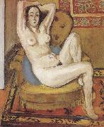 Henri Matisse Nude on a Blue Cushion (mk35) oil painting artist